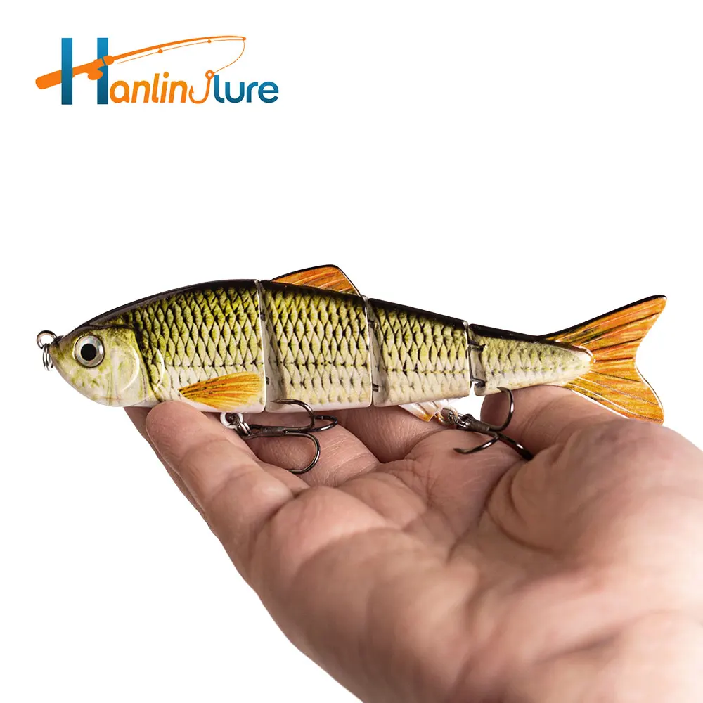 Wobbler Crankbait 125mm – 4 segmentos – Señuelo artificial - imagen 5