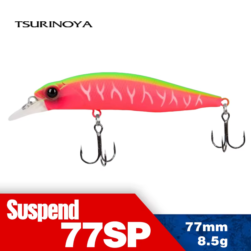 TSURINOYA DW101 Jerkbait Suspendido – Señuelo artificial para lucio - imagen 2