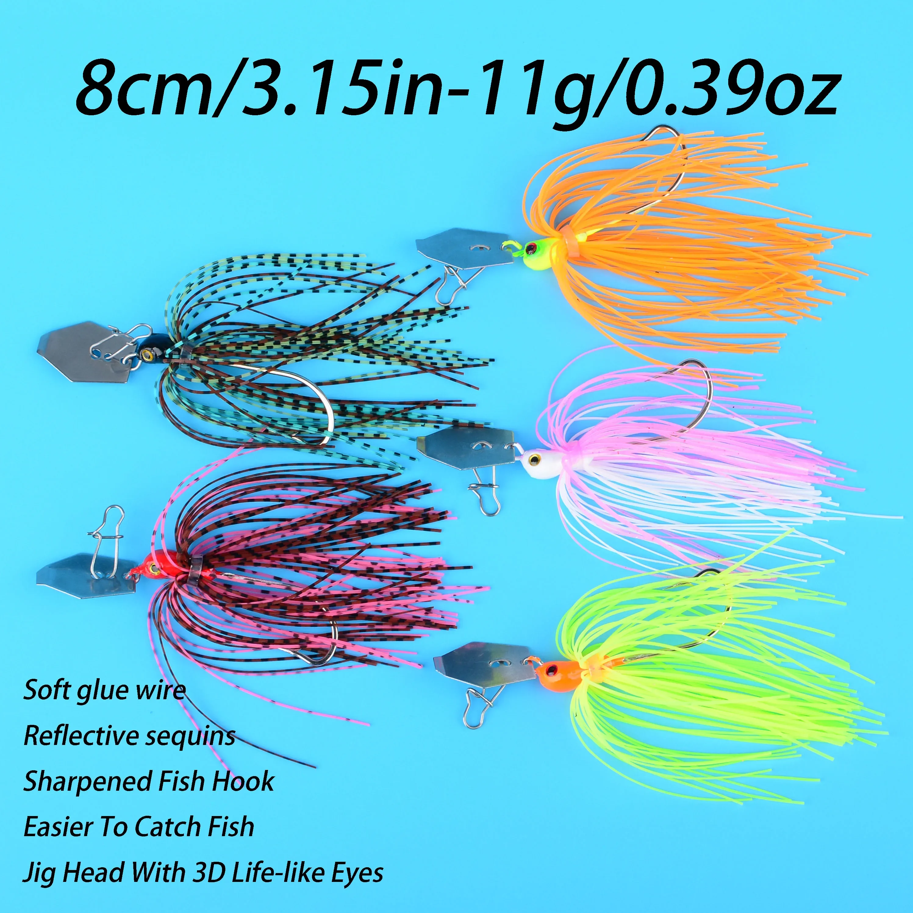 Montaje y acción del señuelo chatterbait