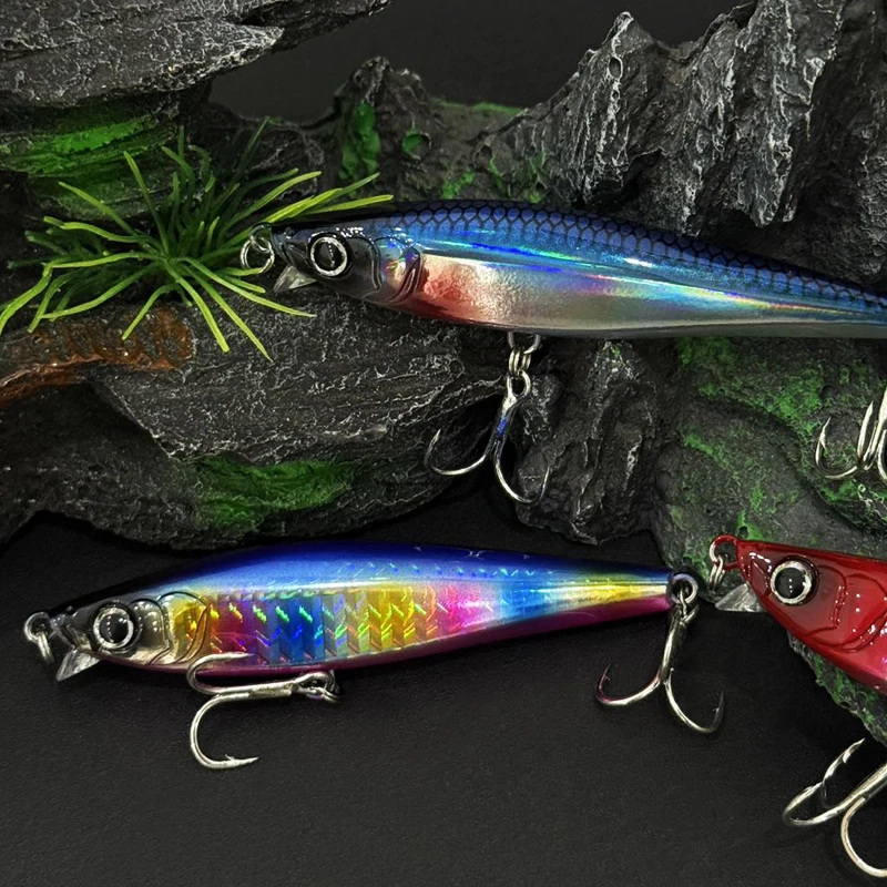 Monster Shot Minnow hundidor – wobbler de hundimiento para lubina - imagen 4