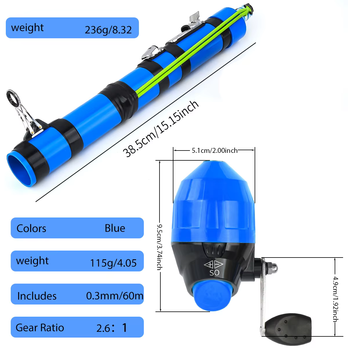 Catapulta lanzaseñuelos para lubina y trucha - imagen 5