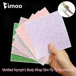 Bimoo Láminas cuerpo ninfa para trucha – Material atado moscas