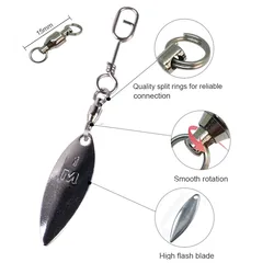 Cuchara Giratoria de Pesca – Señuelo Atrapapeces Metálico