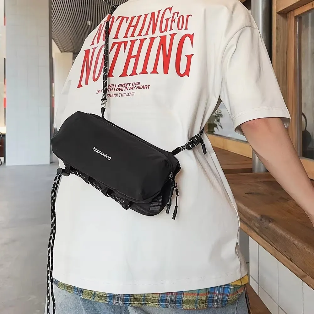 Bolso cruzado de nailon ligero transpirable para botella de agua