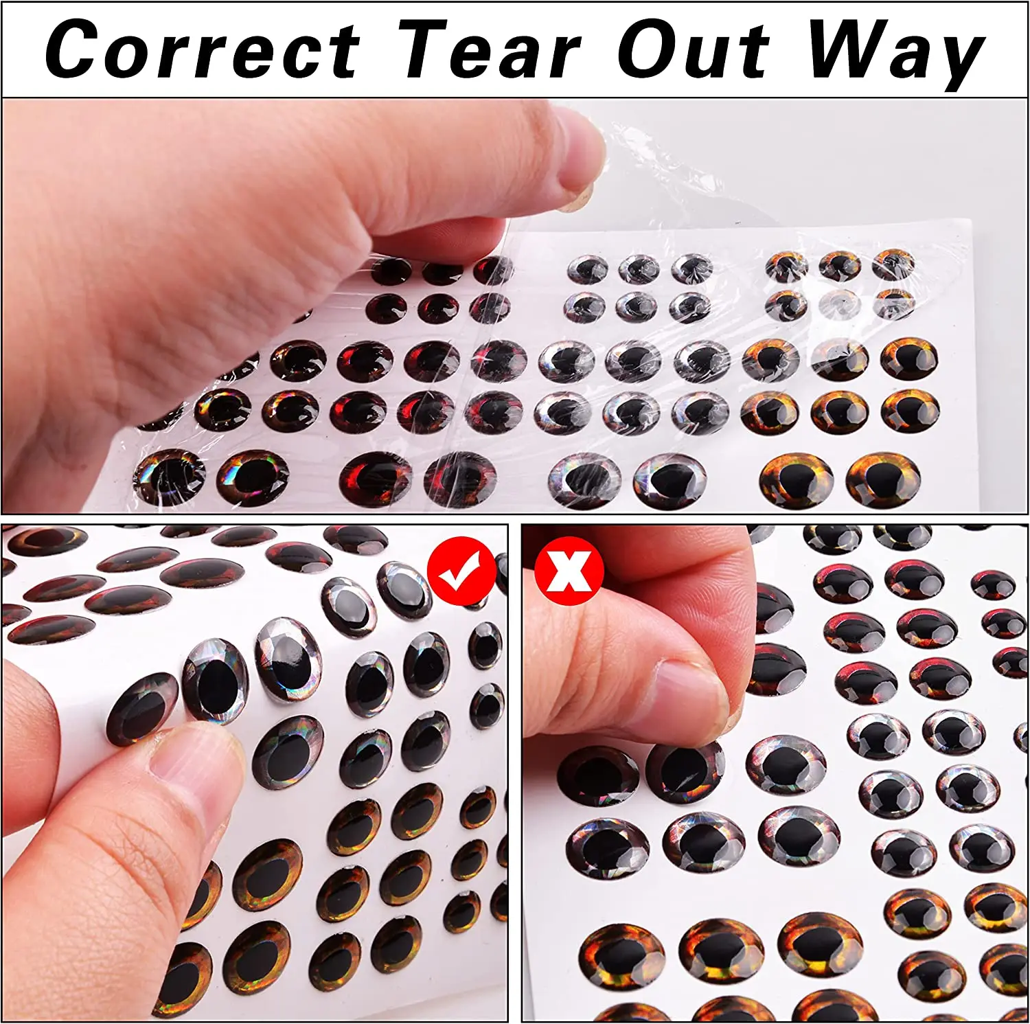 Paquete de ojos 4D listo para usar
