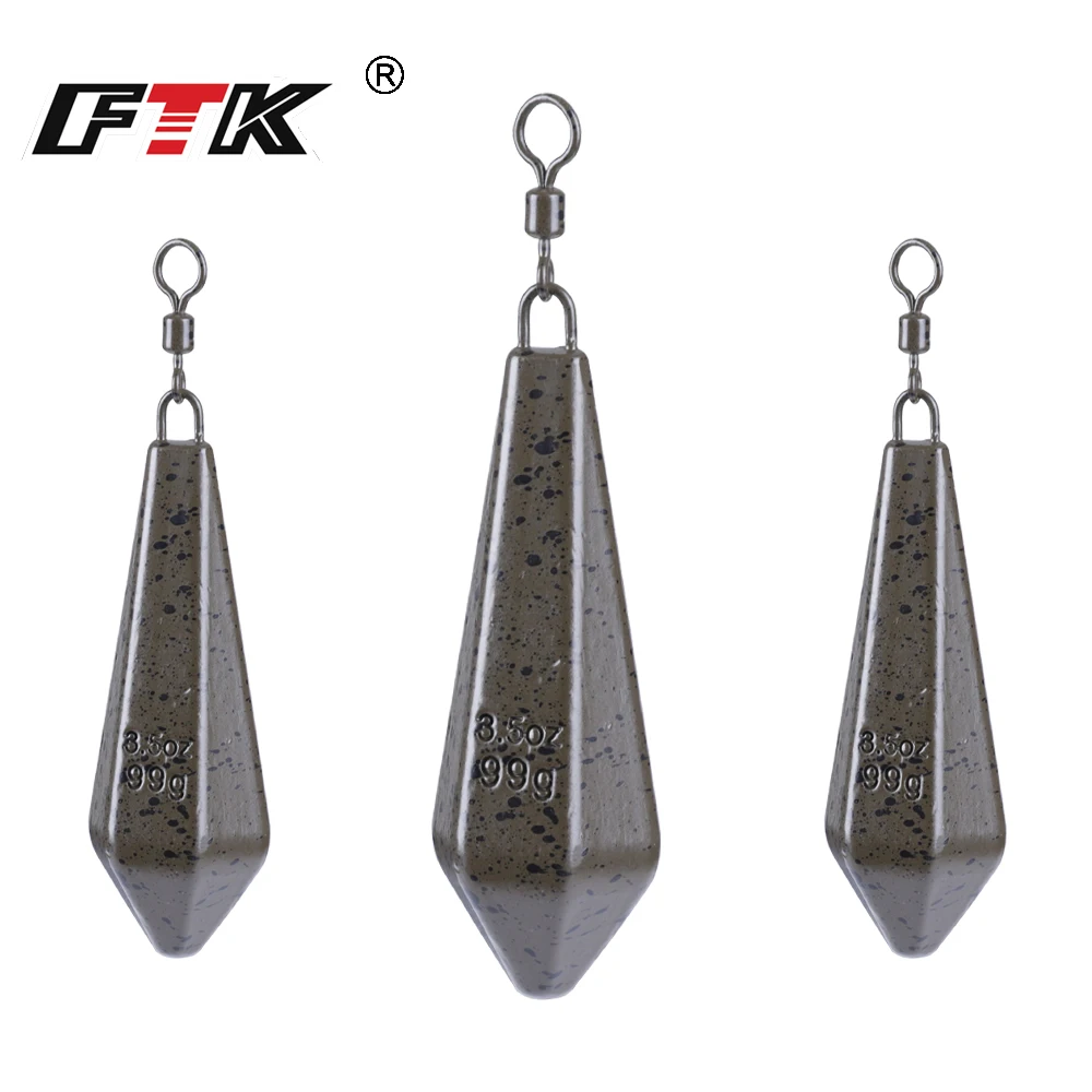 Plomos giratorios FTK para pesca de fondo