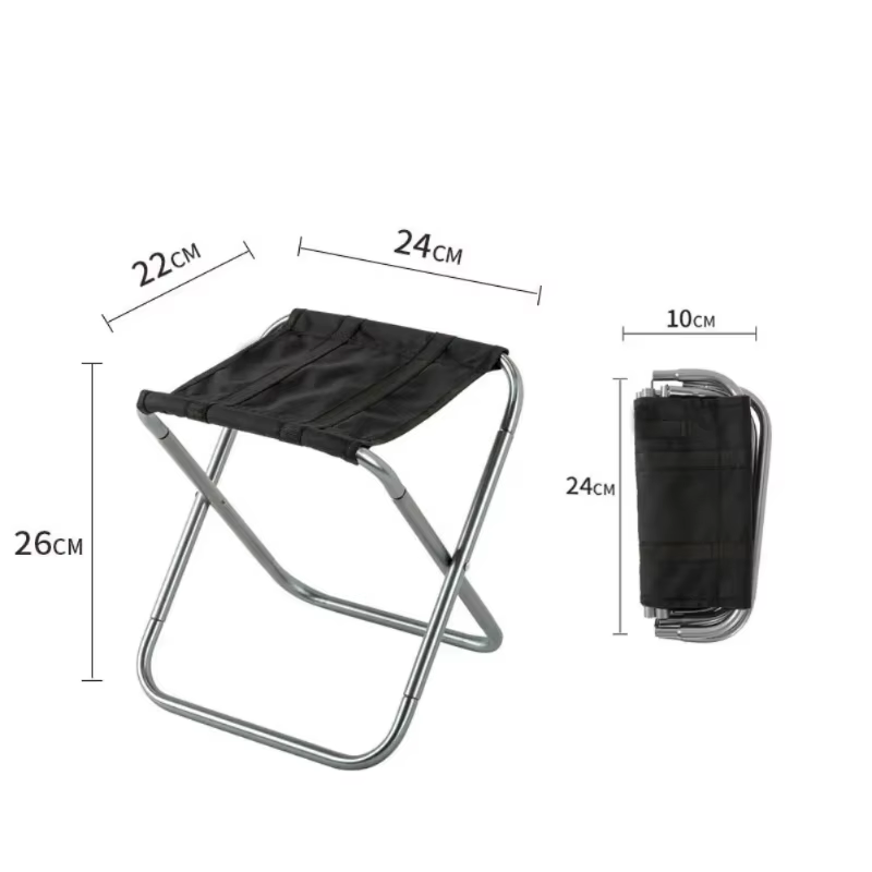 Detalle de la aleación de aluminio y la tela Oxford impermeable