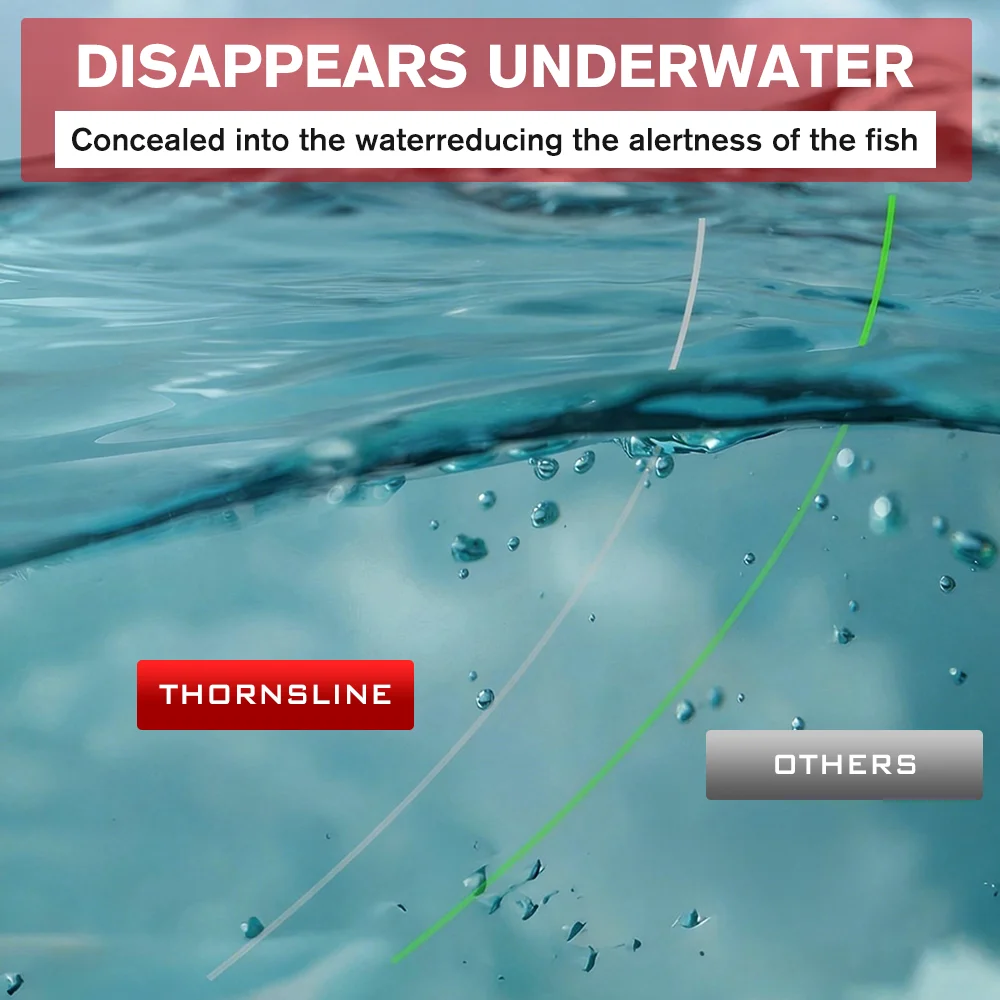 Thornsline Fireline Micro – Línea de pesca resistente para hielo - imagen 2
