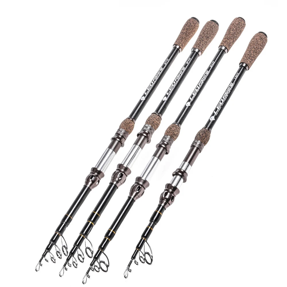 Caña Telescópica Fibra de Carbono Extensible para Pesca - imagen 5