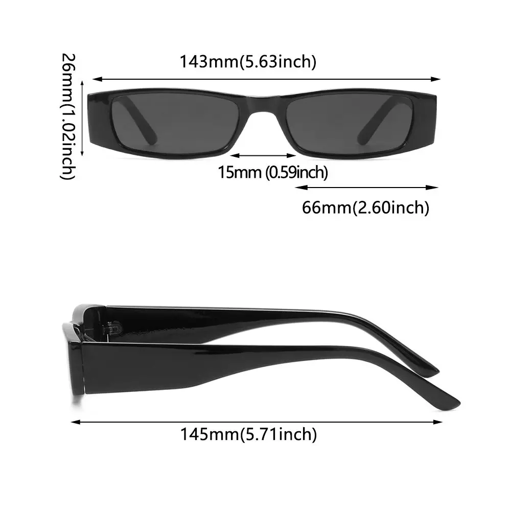 Gafas de pesca polarizadas UV400 estilo retro montura estrecha - imagen 4