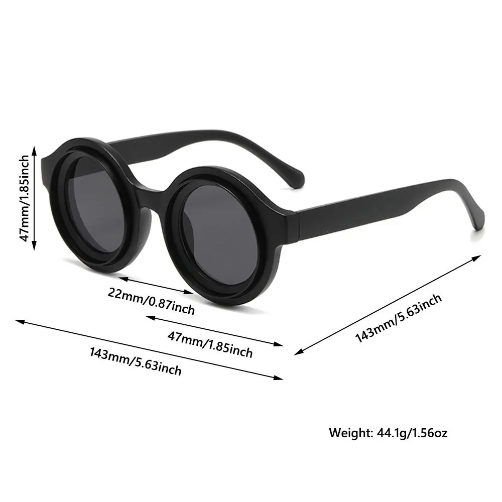 Gafas de sol redondas retro estilo punk