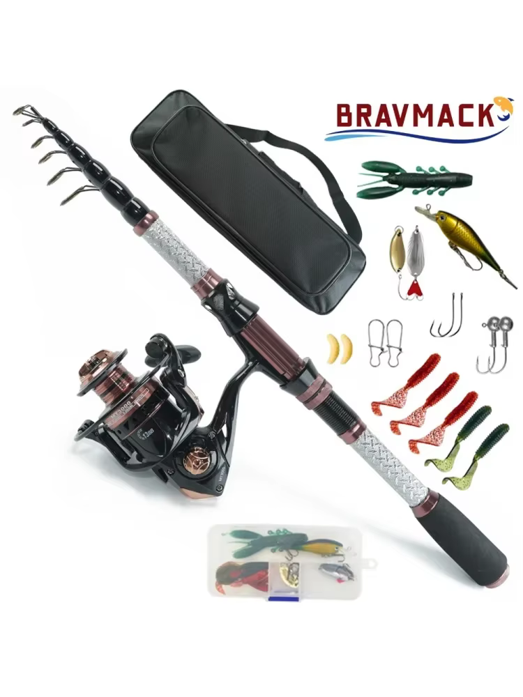 Caña BRAVMACK en uso