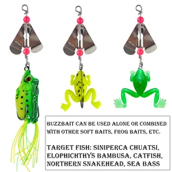 Chatterbait FREE FISHER con cuchilla para trucha