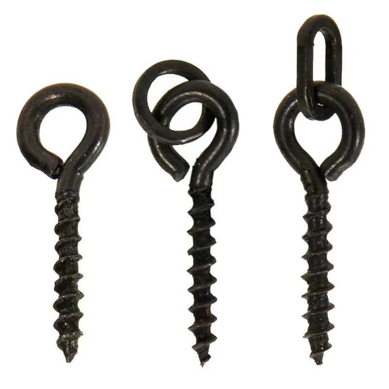 Tornillos cebo carpa con anilla giratoria para Ronnie Rig y Chod - imagen 3