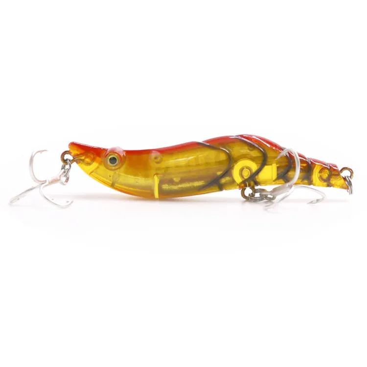 Minnow VIB de ABS y pencil hundible con camarones artificiales - imagen 4