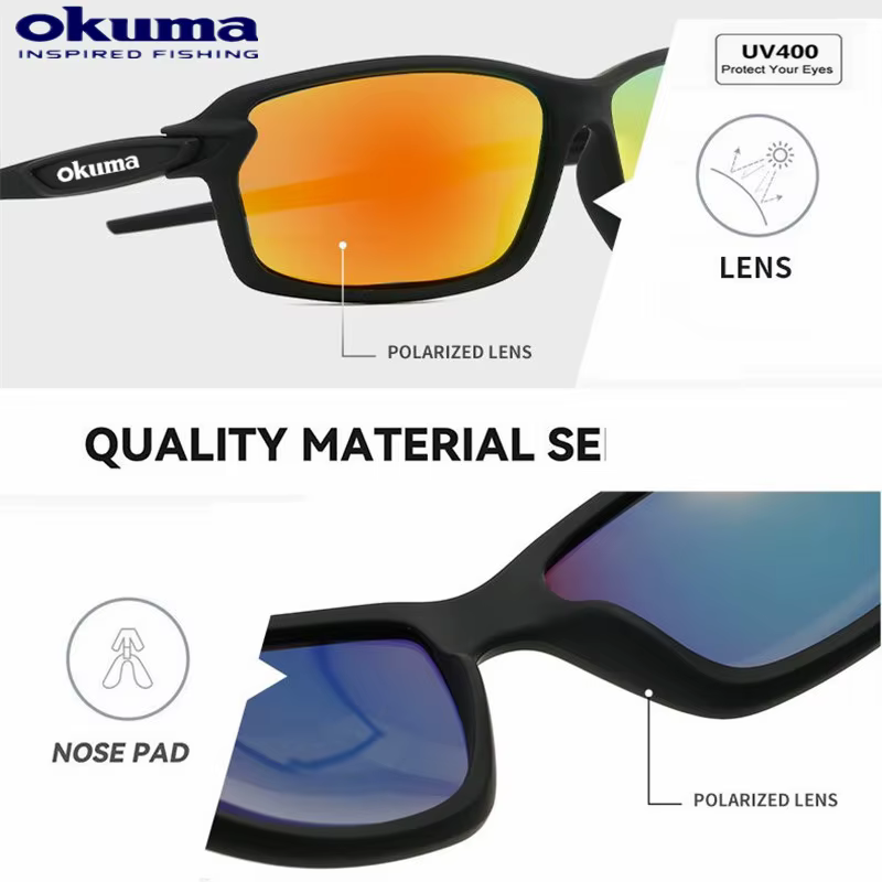 Okuma gafas de sol polarizadas UV400 para pesca y aire libre - imagen 4