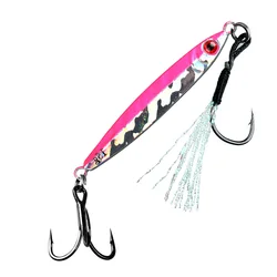 Slow Jig metálico de largo lance con anzuelo asistido UV