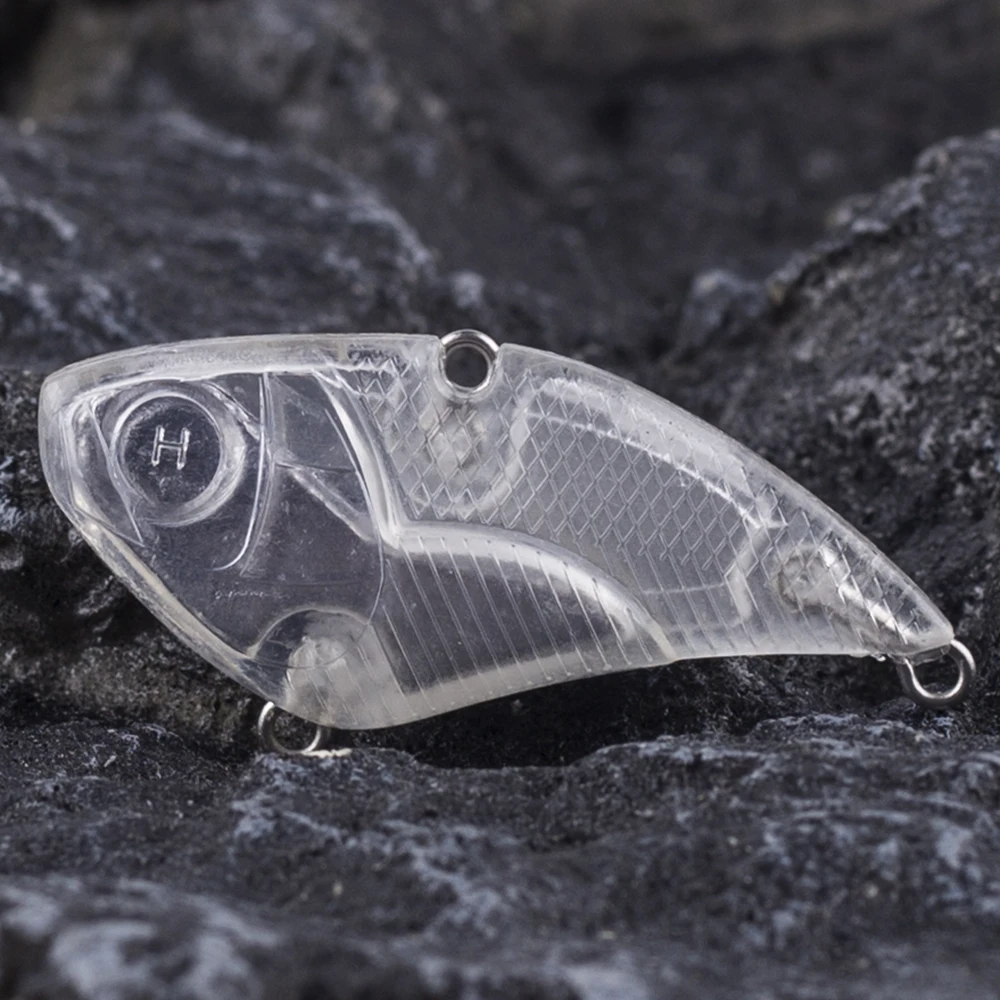 Crankbait en blanco VIB Dr.Holife, cebo duro sin pintar sin labios
