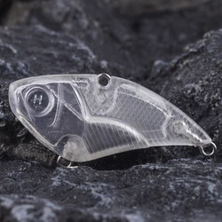 Crankbait en blanco VIB Dr.Holife, cebo duro sin pintar sin labios
