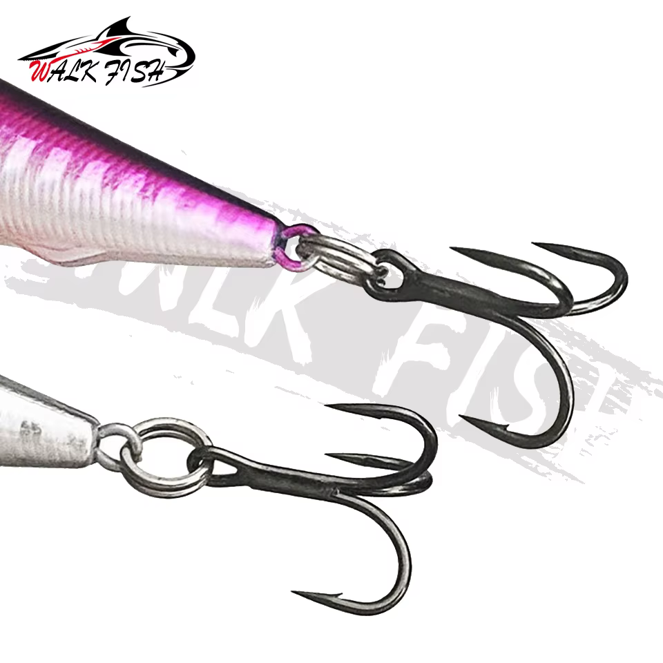 WALK FISH Wobbler – Vibración de alta frecuencia, 70-85mm, 10-14g, tiro largo - imagen 2