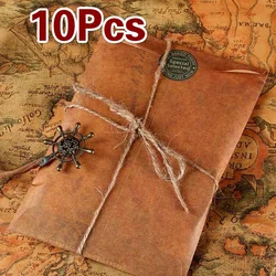 Sobres de papel kraft vintage retro para cartas y postales