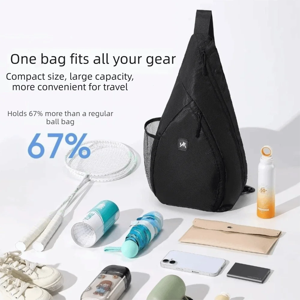 Bolsa deportiva impermeable bádminton resistente, funda gran capacidad - imagen 2