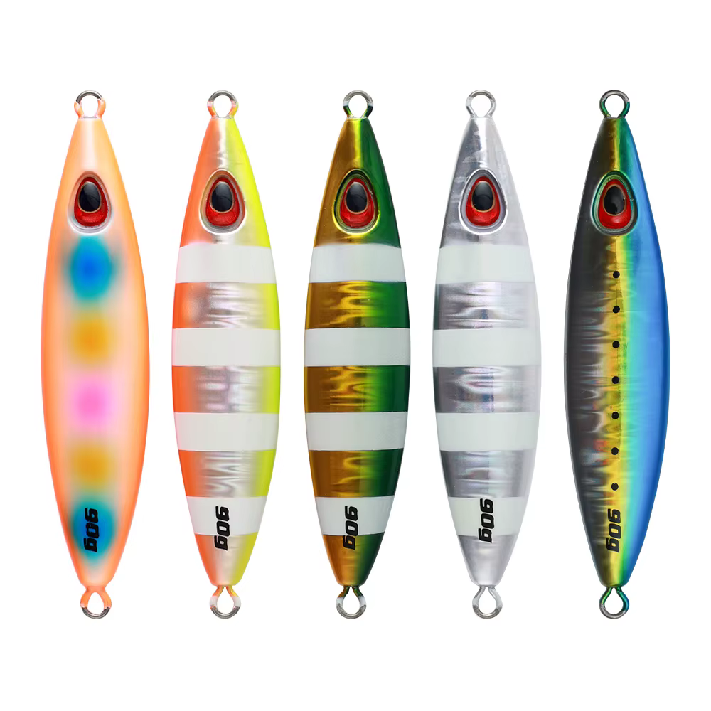 Jigging Pro Jig lento para pesca en agua salada – Señuelo brillante