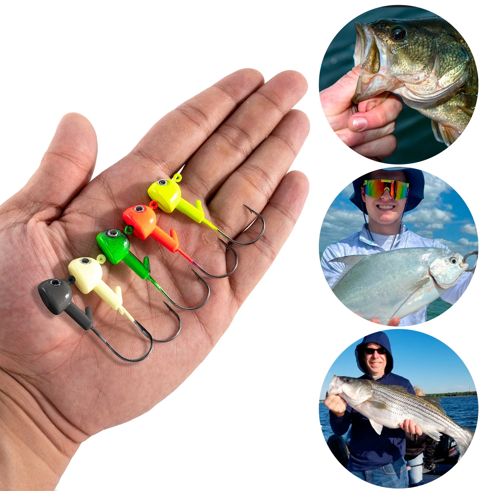 Señuelo swimbait con ojos 3D