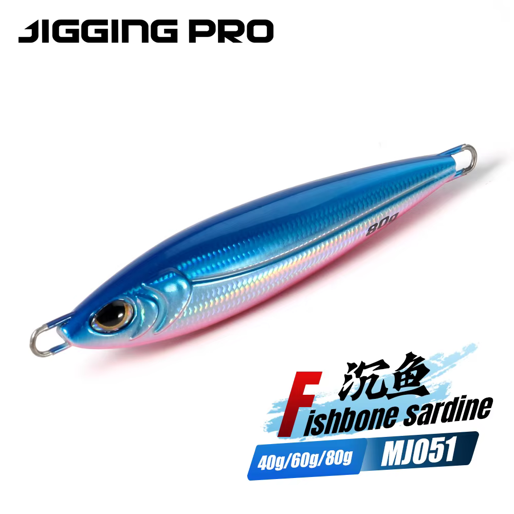 Cabezas de jig Jigging Pro para lubina – Metal fundido vástago largo