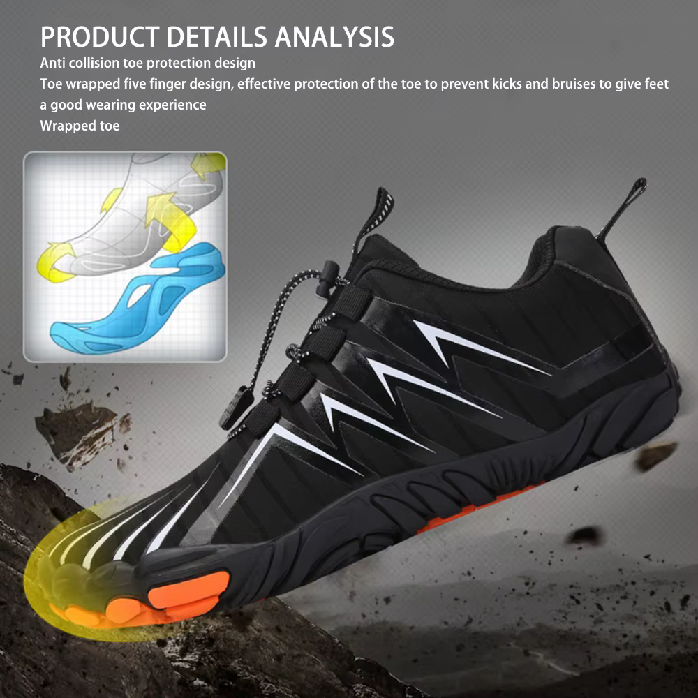 Zapatillas de trekking para hombre con suela antideslizante - imagen 3