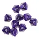 Dados poliédricos multifacéticos DND D8 acrílicos de colores - imagen 3