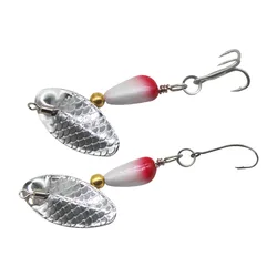 MUKUN Señuelo micro jigging con spinner cuchara