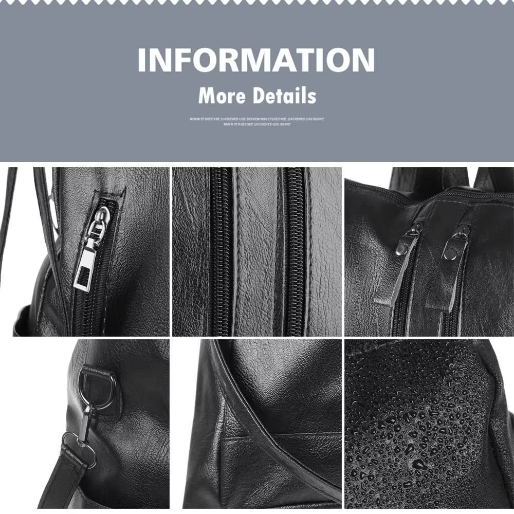 Mochila de hombro usada en contexto urbano