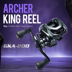Carrete Baitcaster BFS SOLOKING GKA200 Pro – 9 kg de arrastre