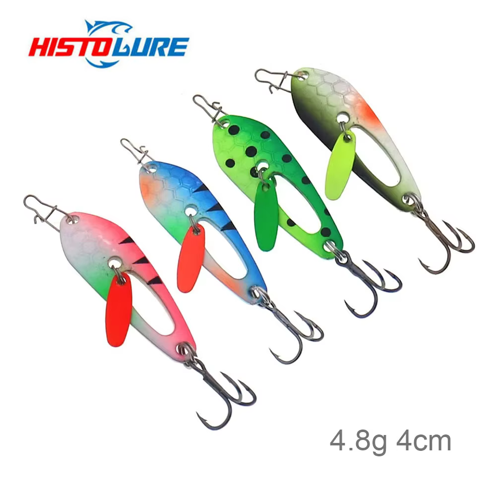 Señuelo cuchara 1,8-4,8g con sonaja y lentejuelas – Para carpa lubina