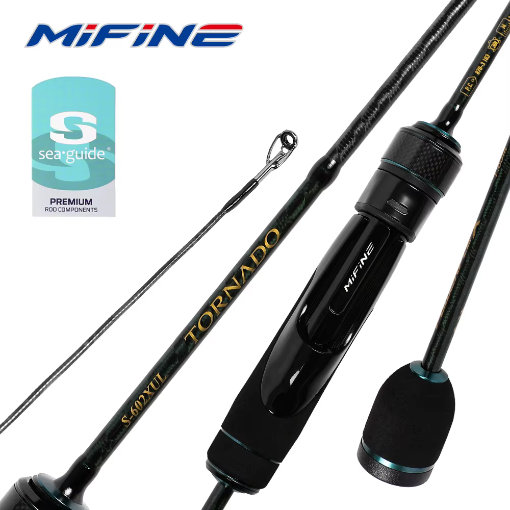 Caña MIFINE Tornado Ultraligera 30T para Lubina y Trucha