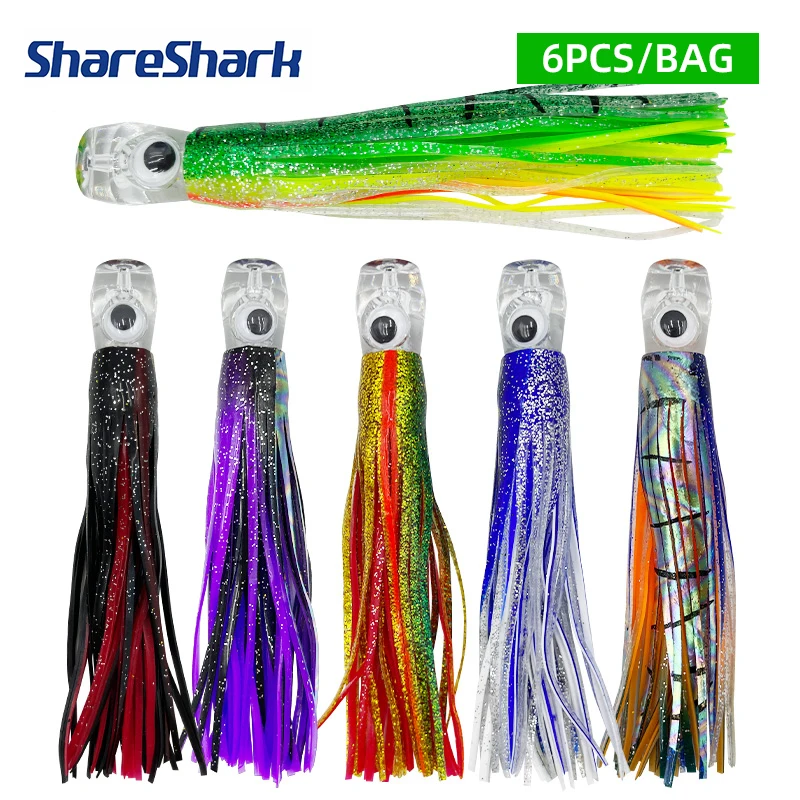 ShareShark señuelo pulpo acrílico para marlin y atún aguas profundas - imagen 2