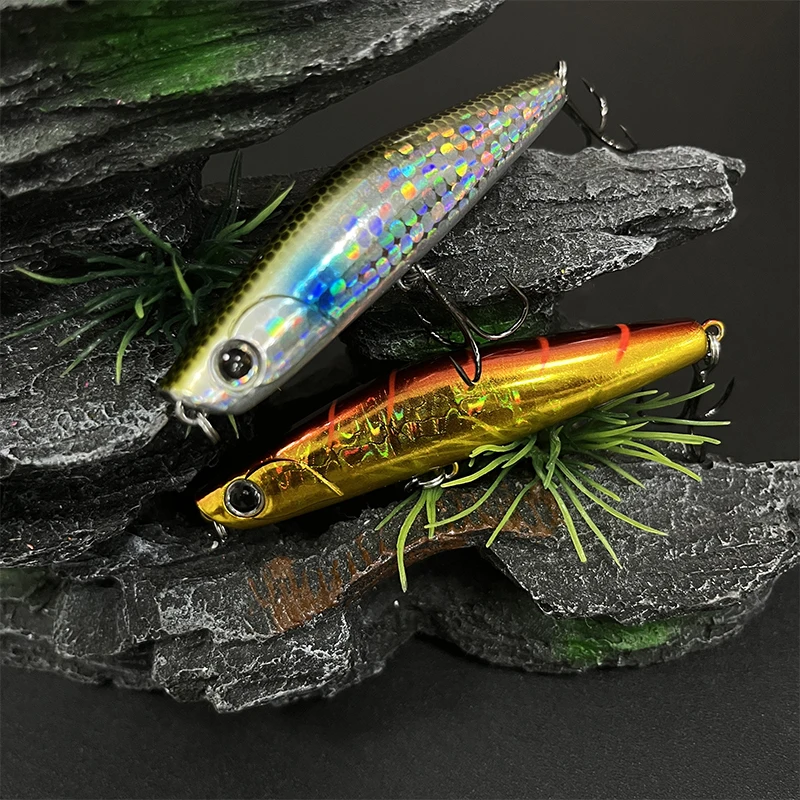 Señuelo wobbler Popper Pecil hundidor para lubina y trucha - imagen 3