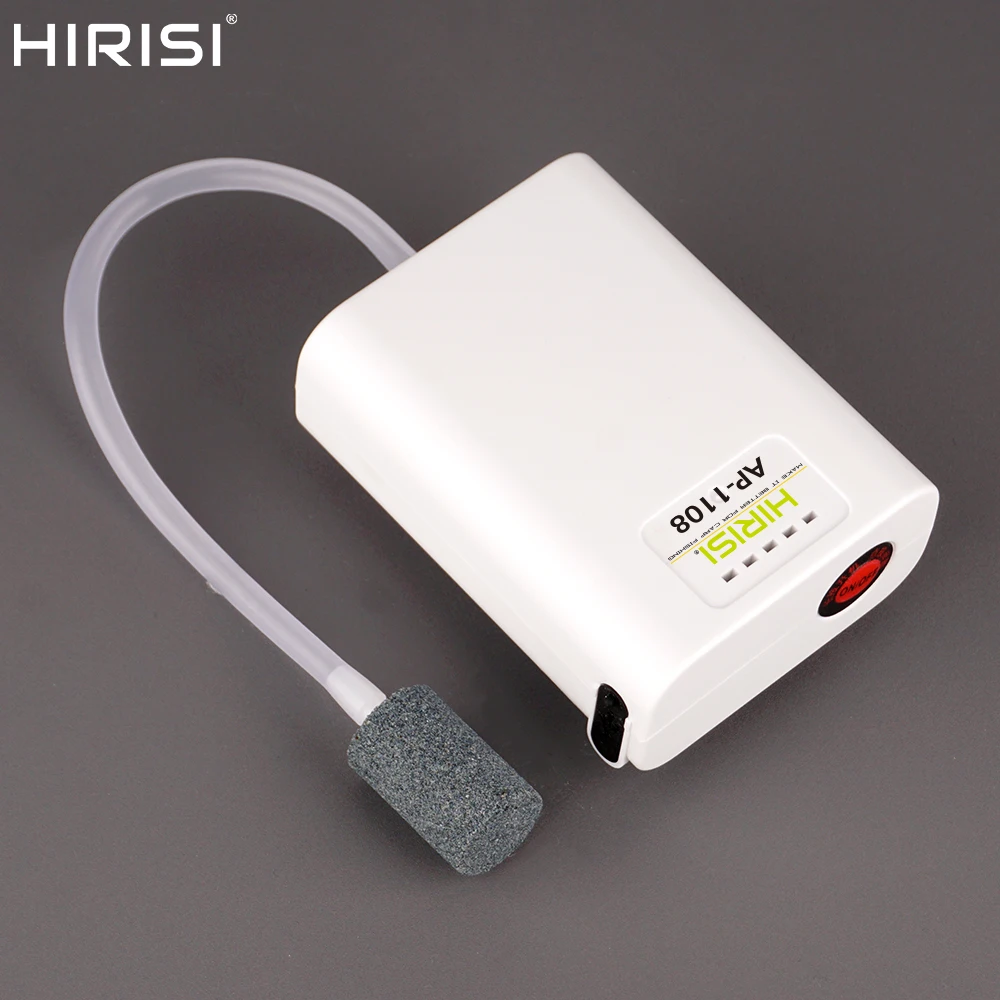 Bomba de oxígeno USB Hirisi para pecera, ultrasilenciosa portátil - imagen 3