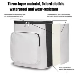 Bolsa delantera patinete eléctrico Oxford impermeable con bolsillo