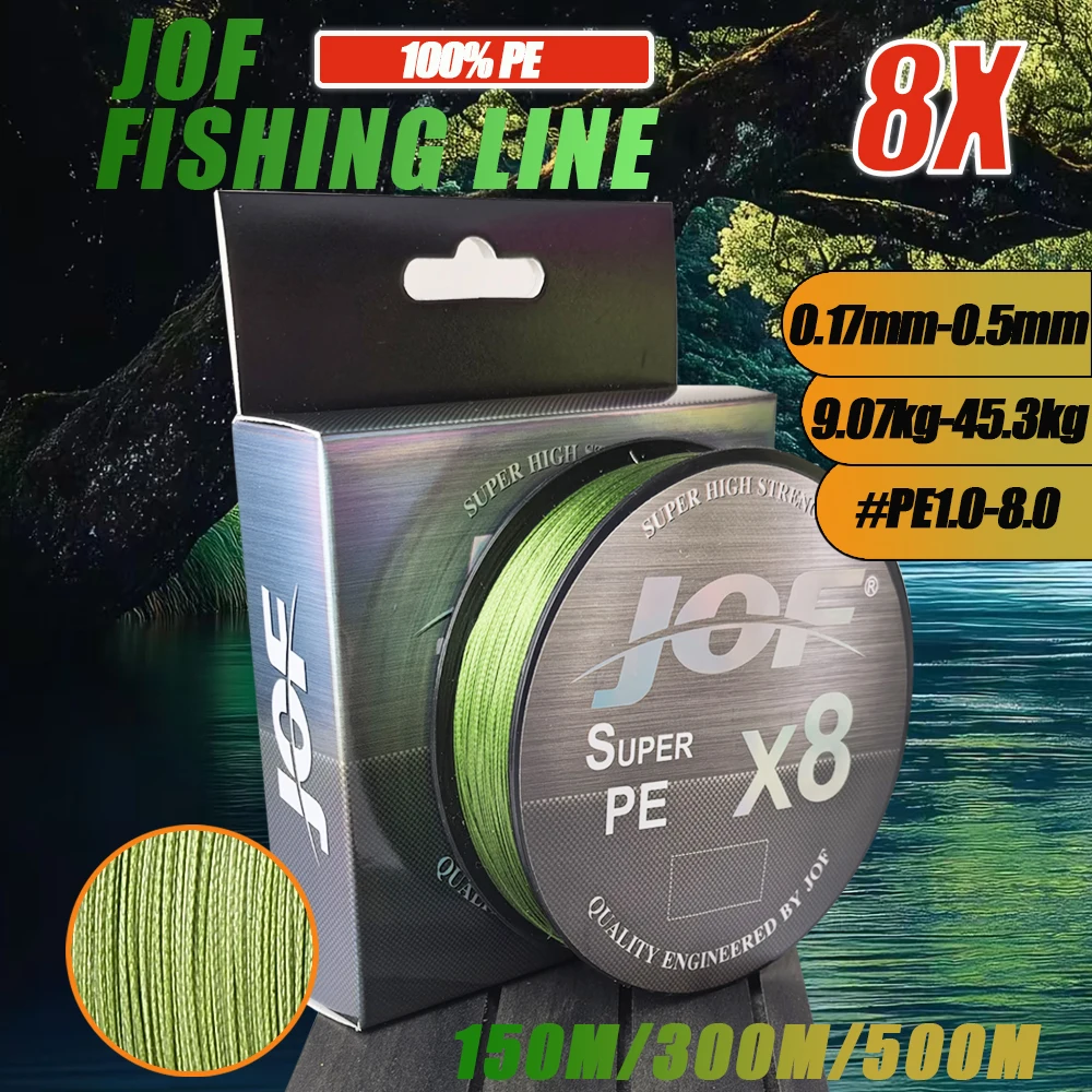 Línea de pesca trenzada PE JOF multifilamento para carpa marina - imagen 4