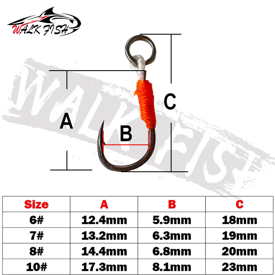 Walk Fish Señuelo de Pesca con Púas – Acero Alto Carbono - imagen 4