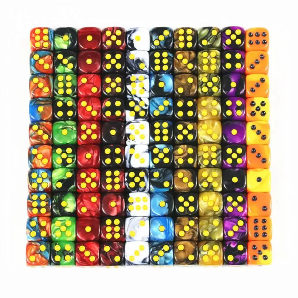 Dados D6 Translúcidos 16mm – Set de 10 para Juegos de Rol y Mesa - imagen 3