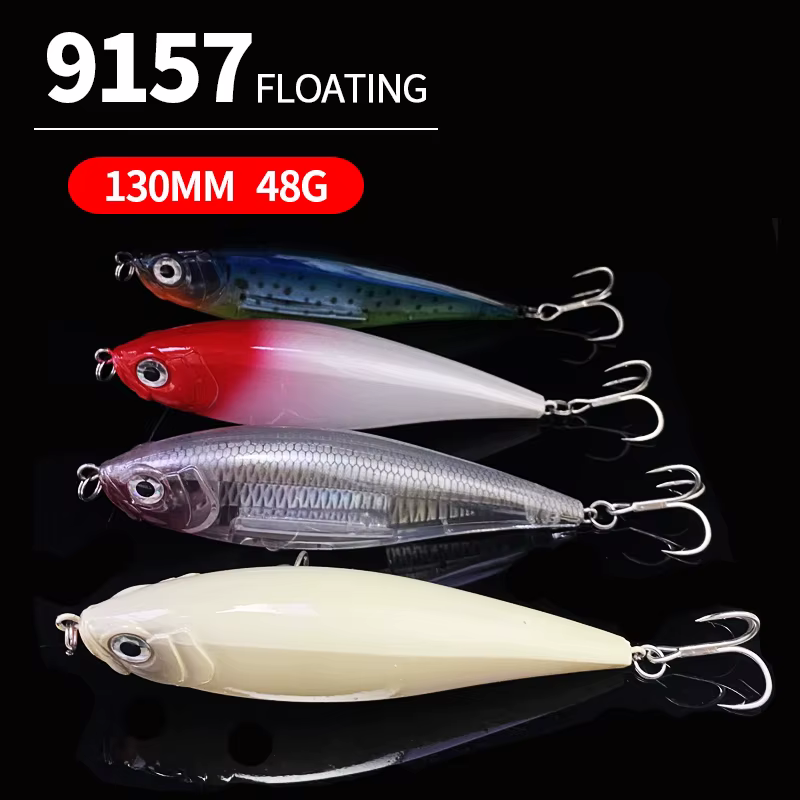 Señuelo twitchbait flotante lápiz costero stickbait para lubina - imagen 4