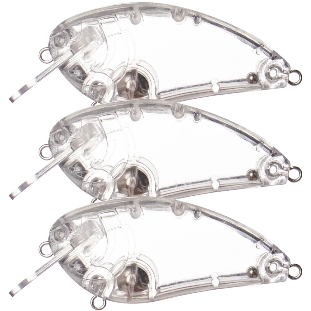 Crankbait flotante sin pintar con sonajero