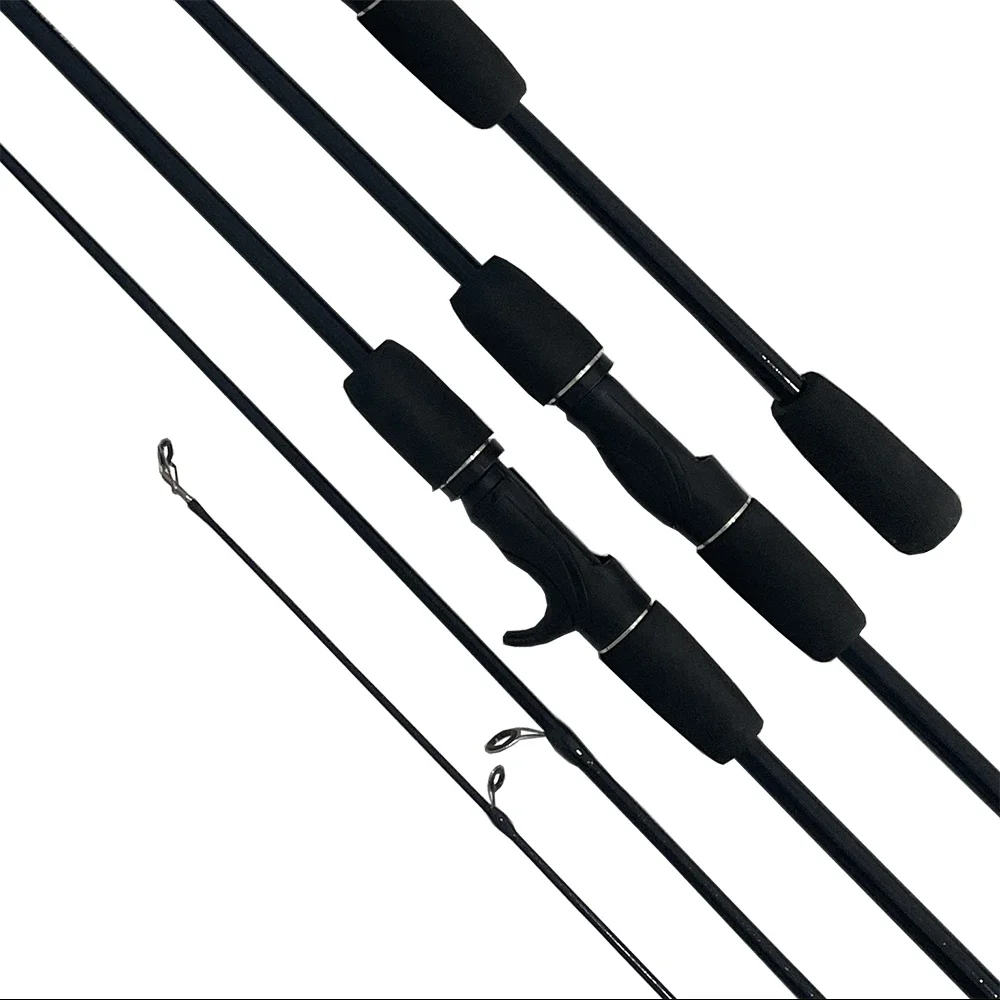 Caña de pesca ultraligera de carbono 1,8 m 2 secciones - spinning - imagen 5