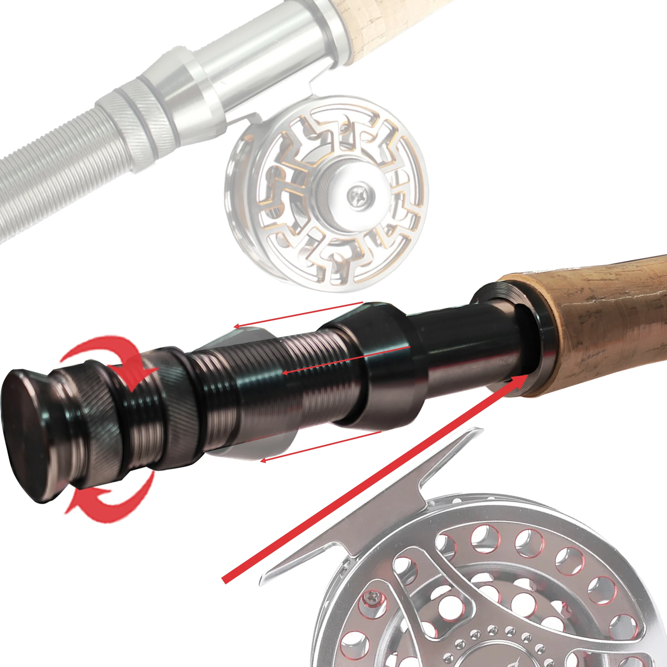 Caña Telescópica de Carbono MBLN para Pesca de Lubina y Lucio - imagen 4