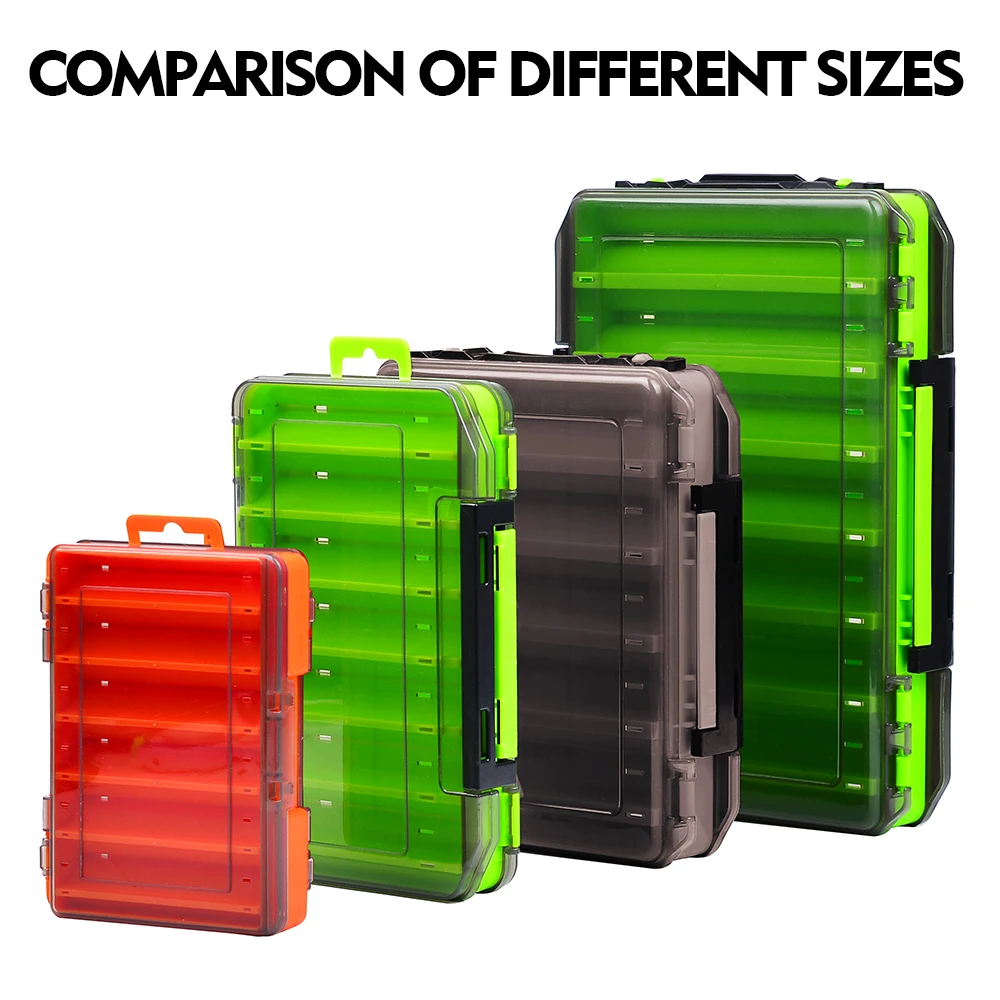 Estuche impermeable doble cara para aparejos de pesca