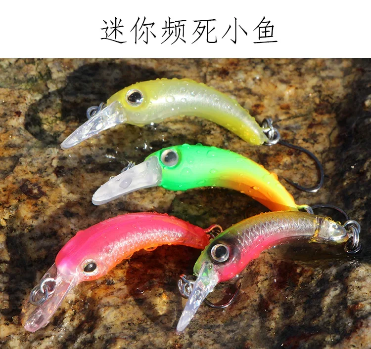 Señuelo mini minnow 40mm vista general