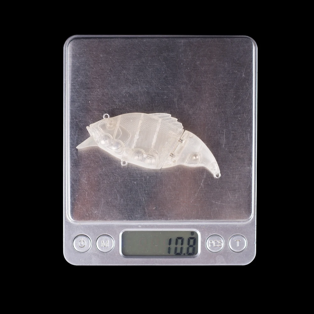 Señuelo Wobbler flotante articulado Hanlin 7,8cm 10,5g blanco - imagen 3